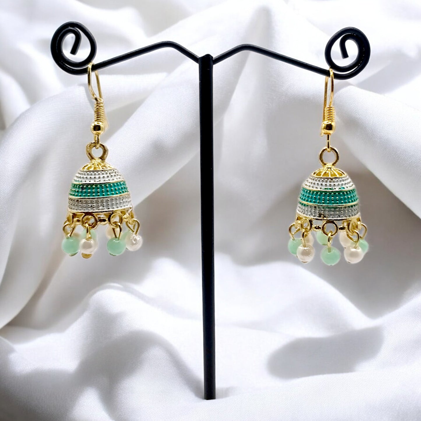 The Enchanted Beaded Jhumka Earrings