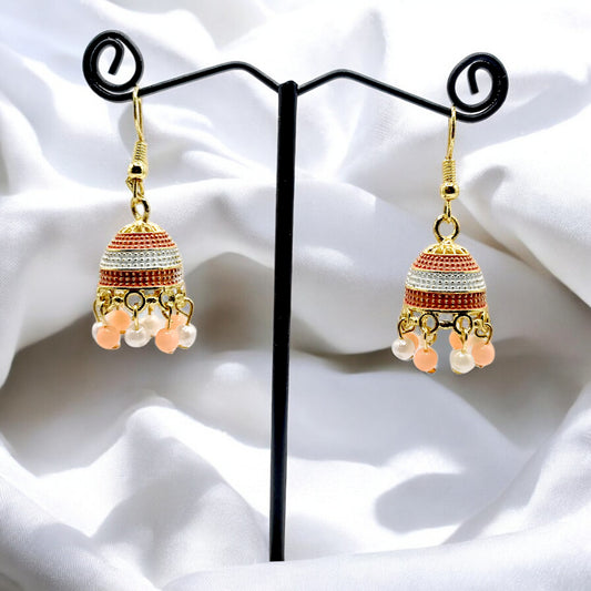 The Enchanted Beaded Jhumka Earrings