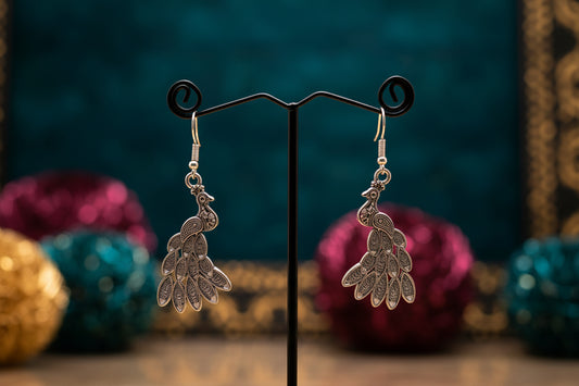 The Majestic Peacock Earrings