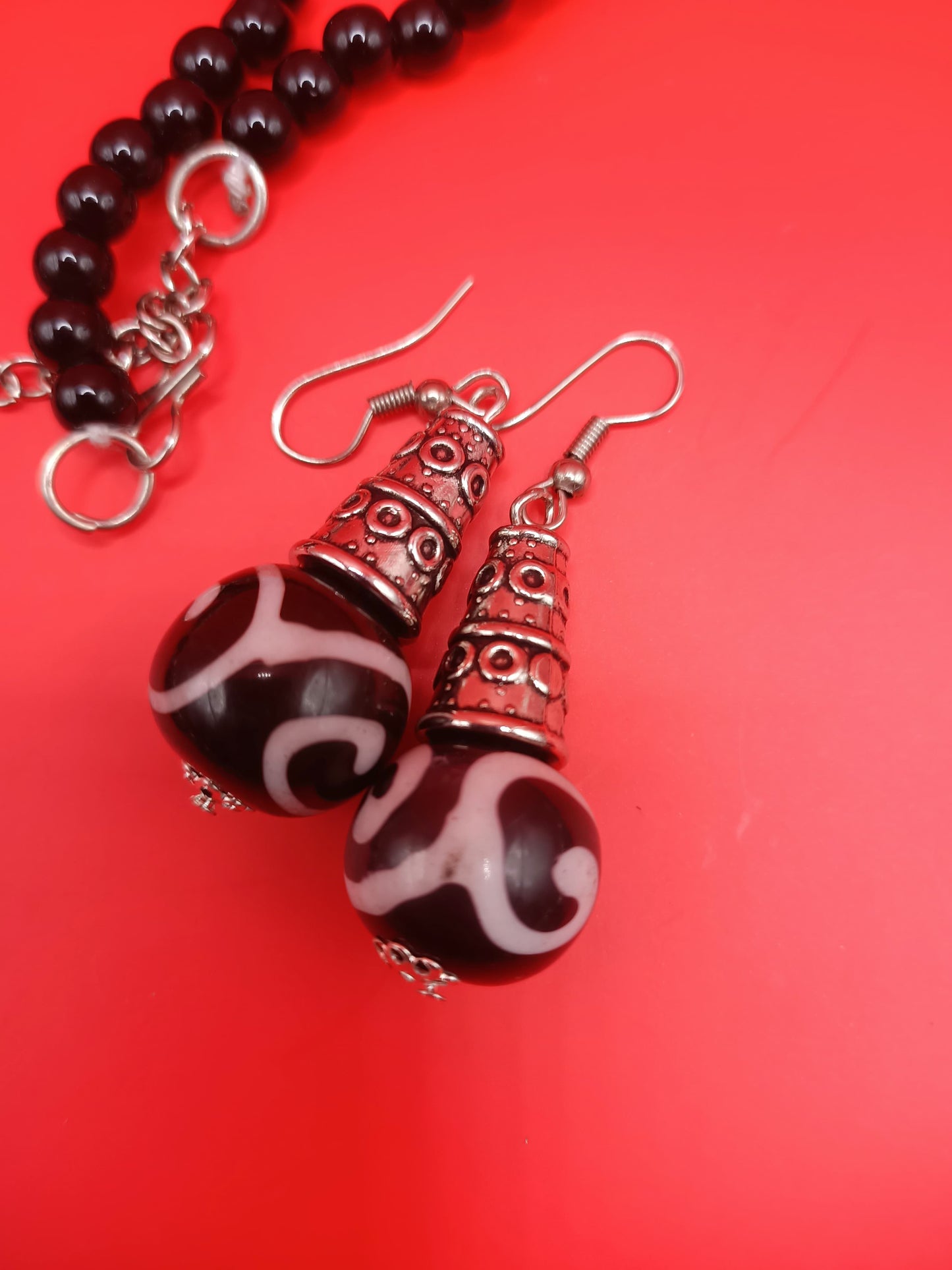 The Majestic Tribal Bead Necklace Set