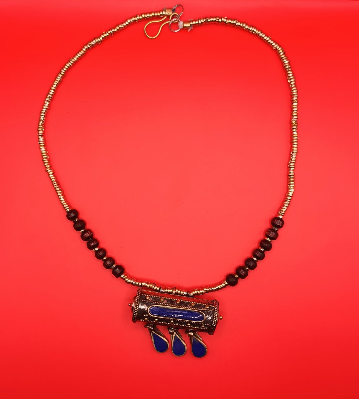 The Nomadic Amulet Pendant Necklace - Blue
