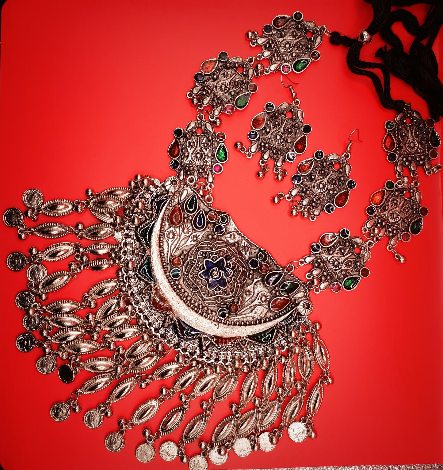 The Regal Heritage Multi-Stone Necklace Set