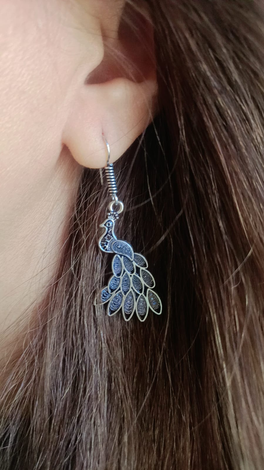 The Majestic Peacock Earrings