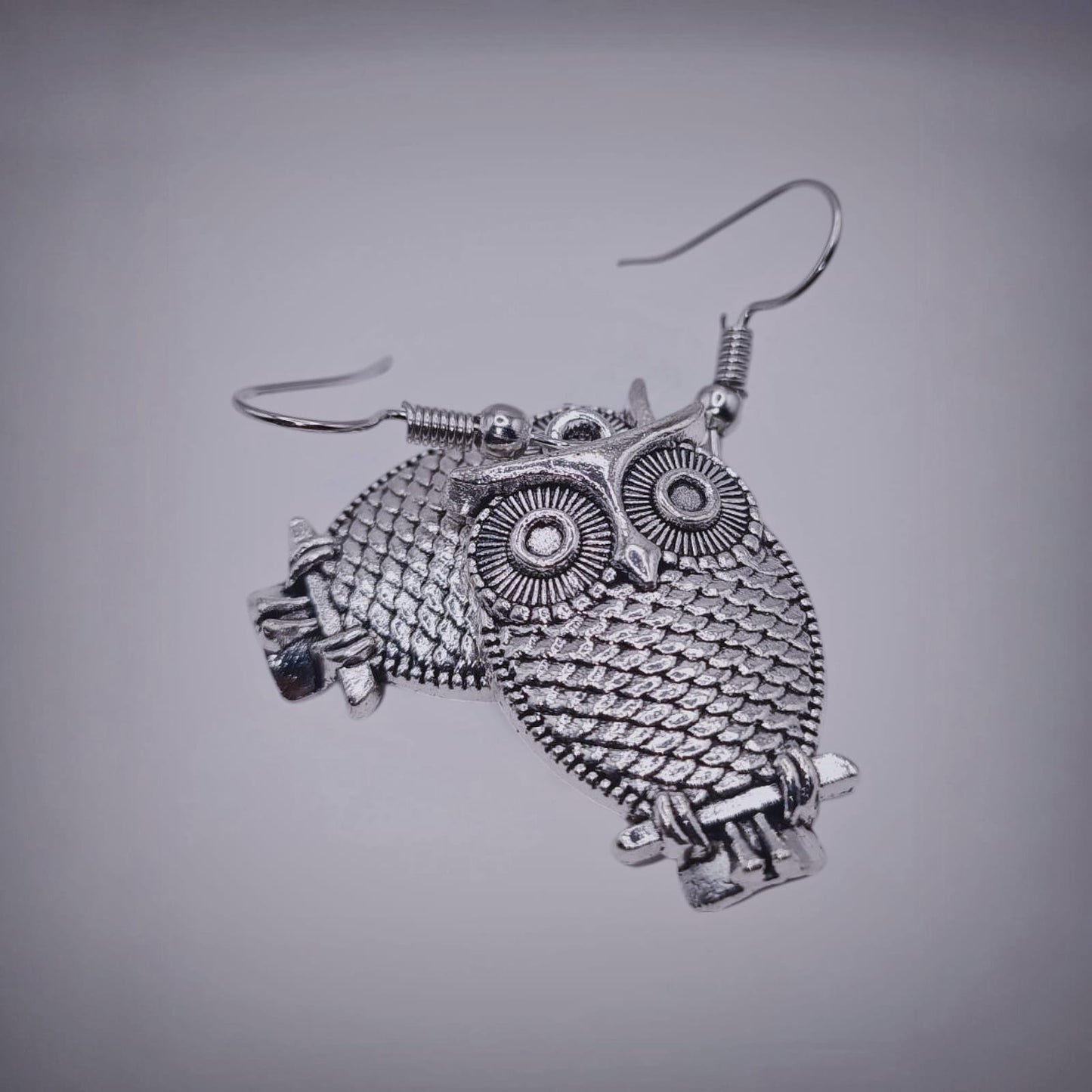 The Midnight Owl Earrings