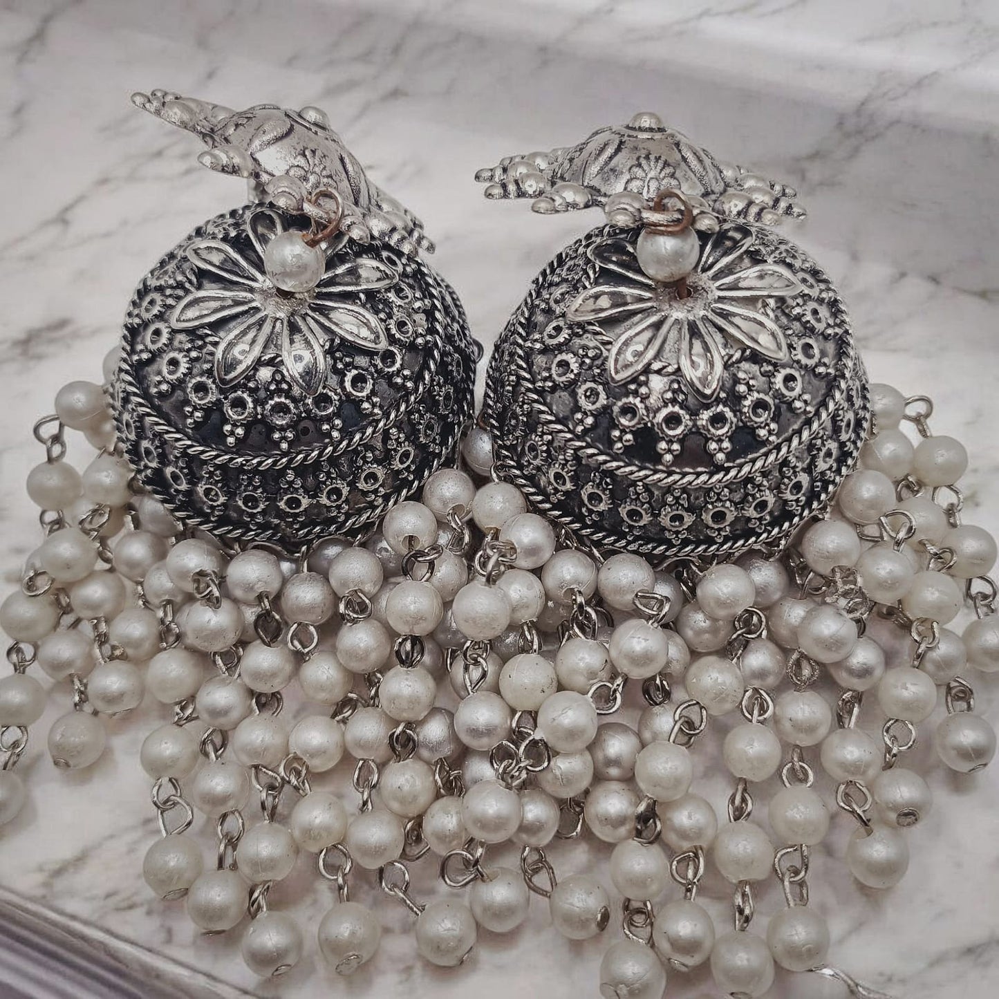 The Moonlit Maharani Jhumkay