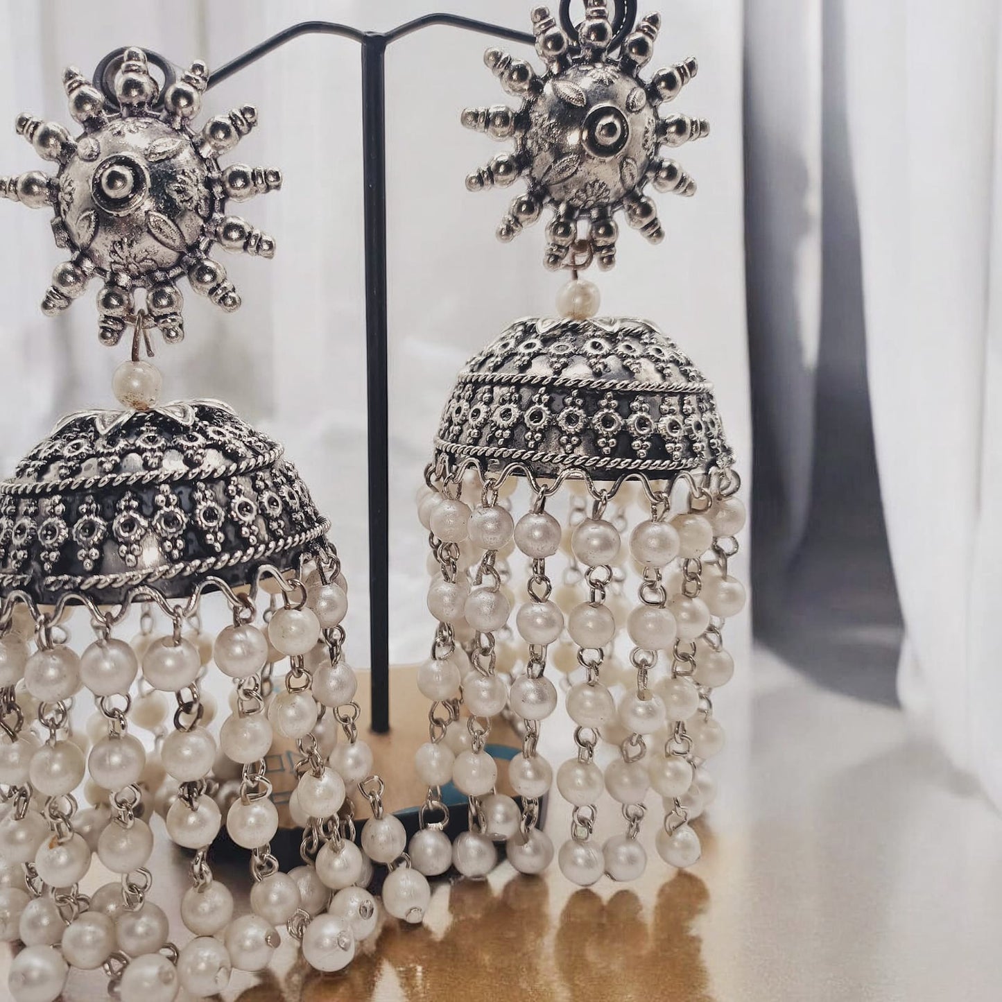 The Moonlit Maharani Jhumkay