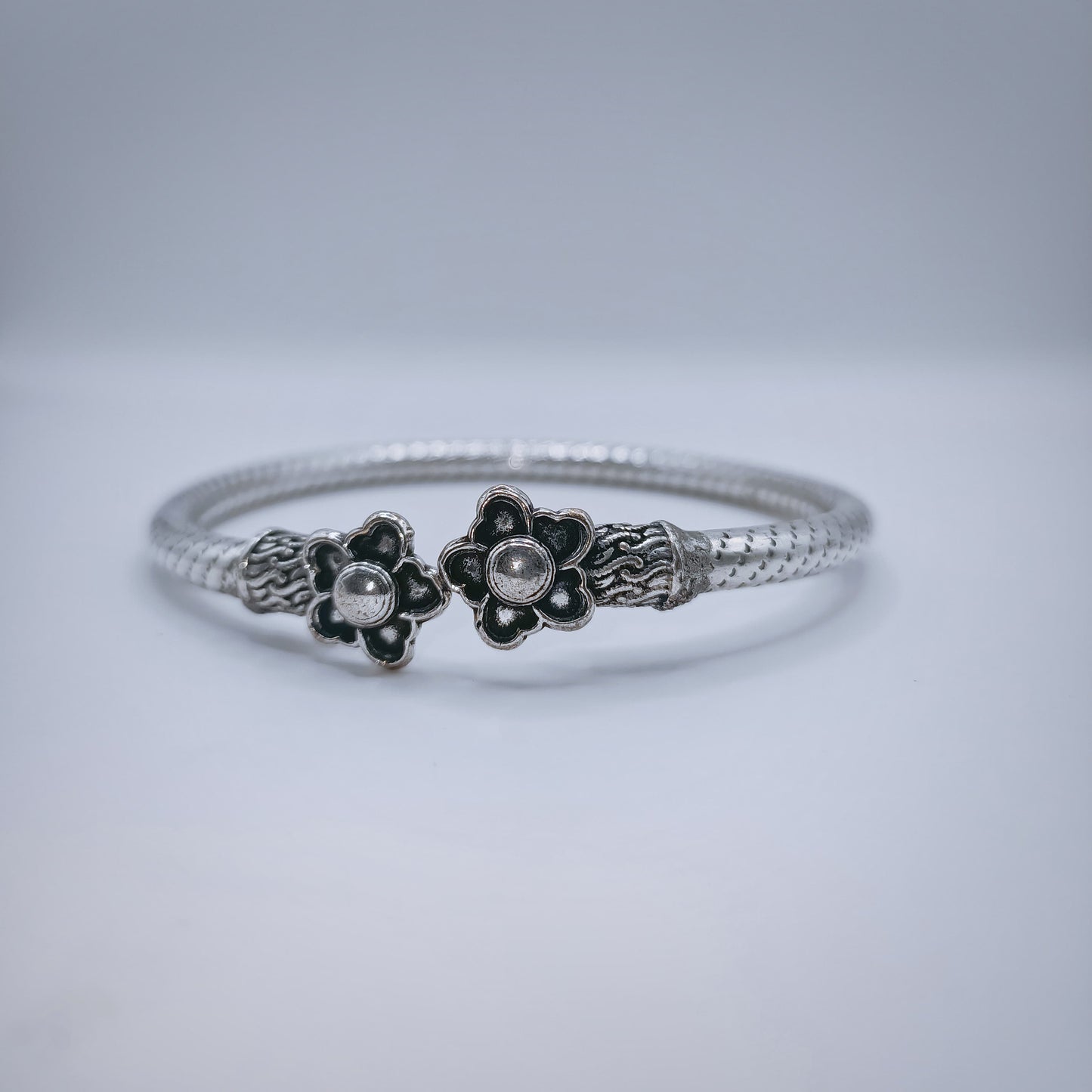 Ethereal Blossom Sterling Silver Cuff - Star