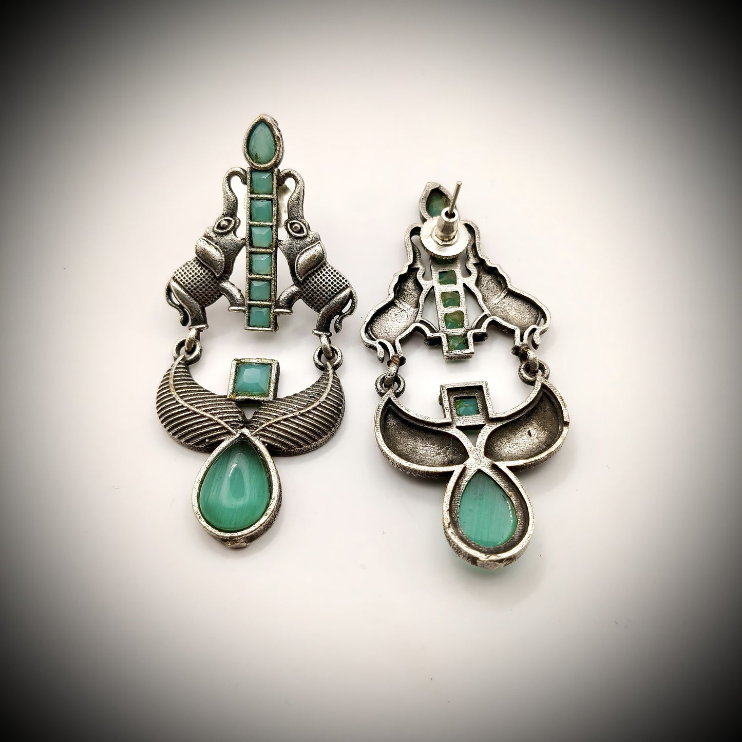 Twin Elephant - Aqua