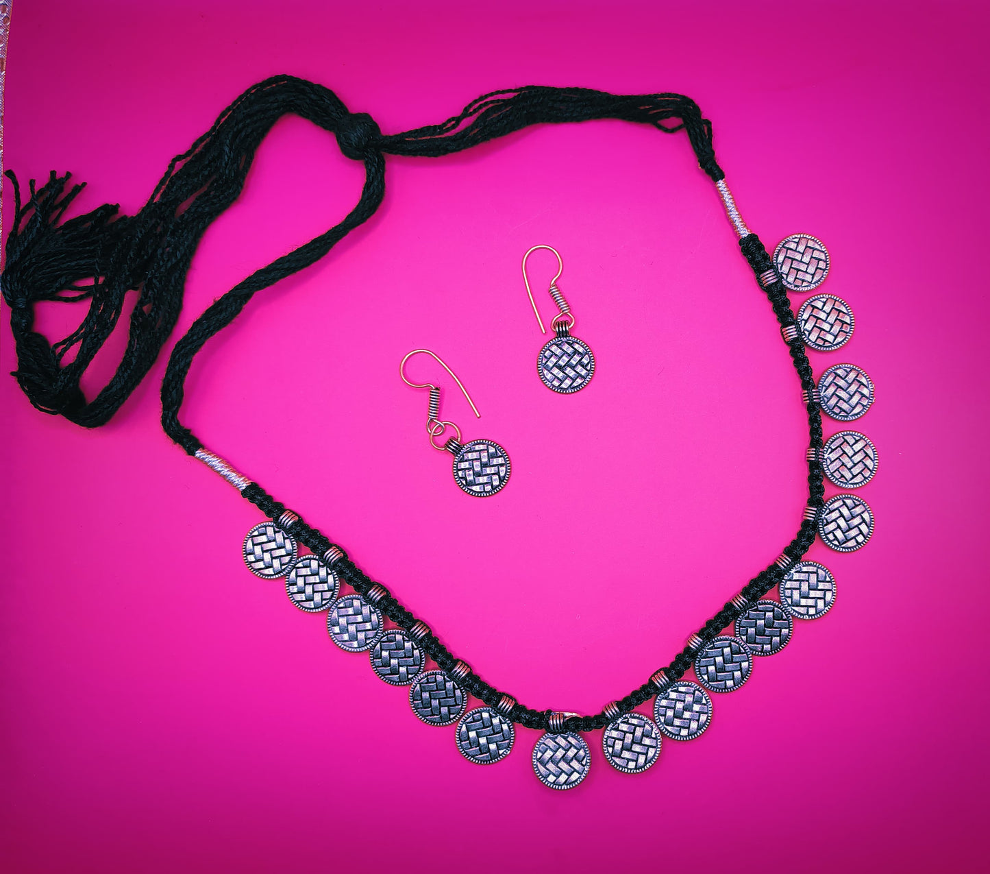 The Woven Legacy Coin Necklace Set