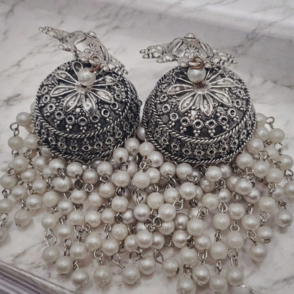 The Moonlit Maharani Jhumkay