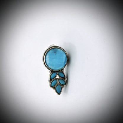 Elegant Bloom - Aqua Blue