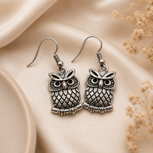 The Wise Owl Earrings