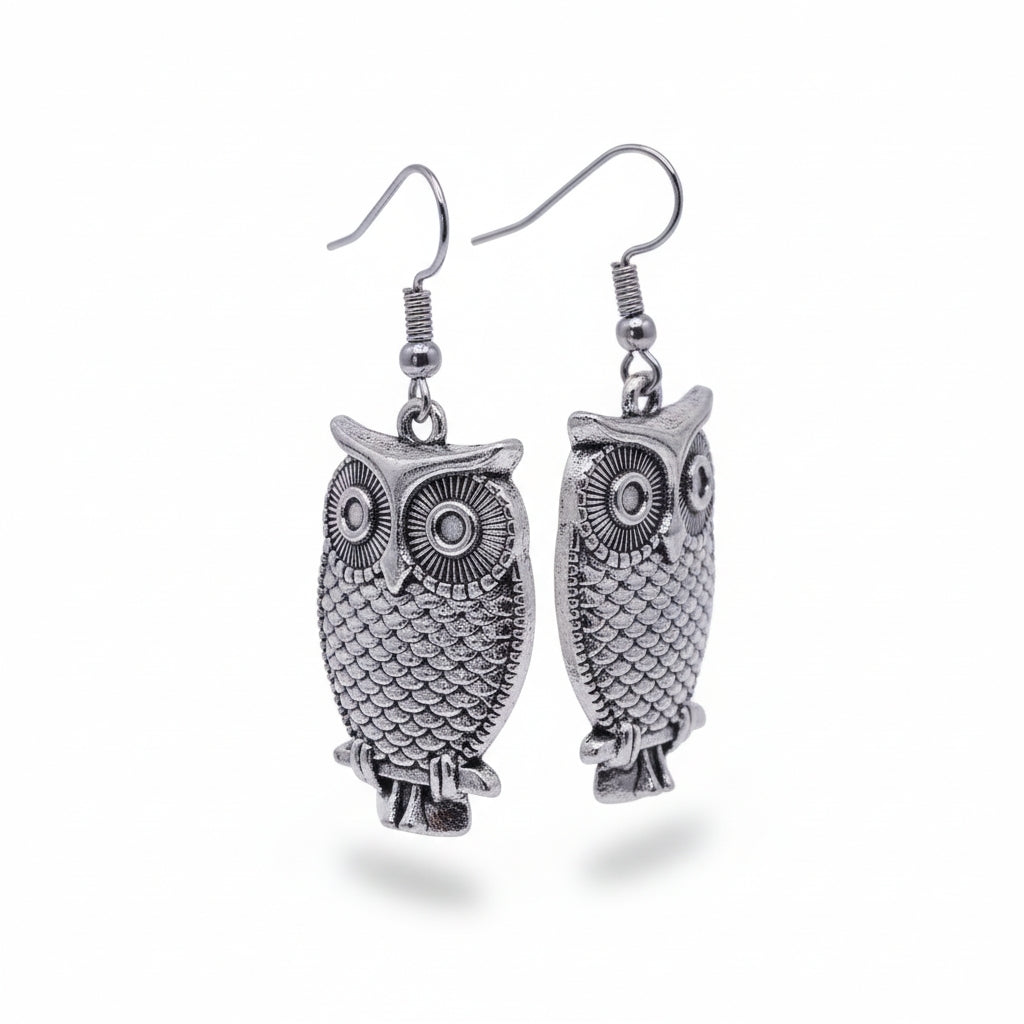 The Midnight Owl Earrings