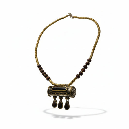 The Nomadic Amulet Pendant Necklace - Black