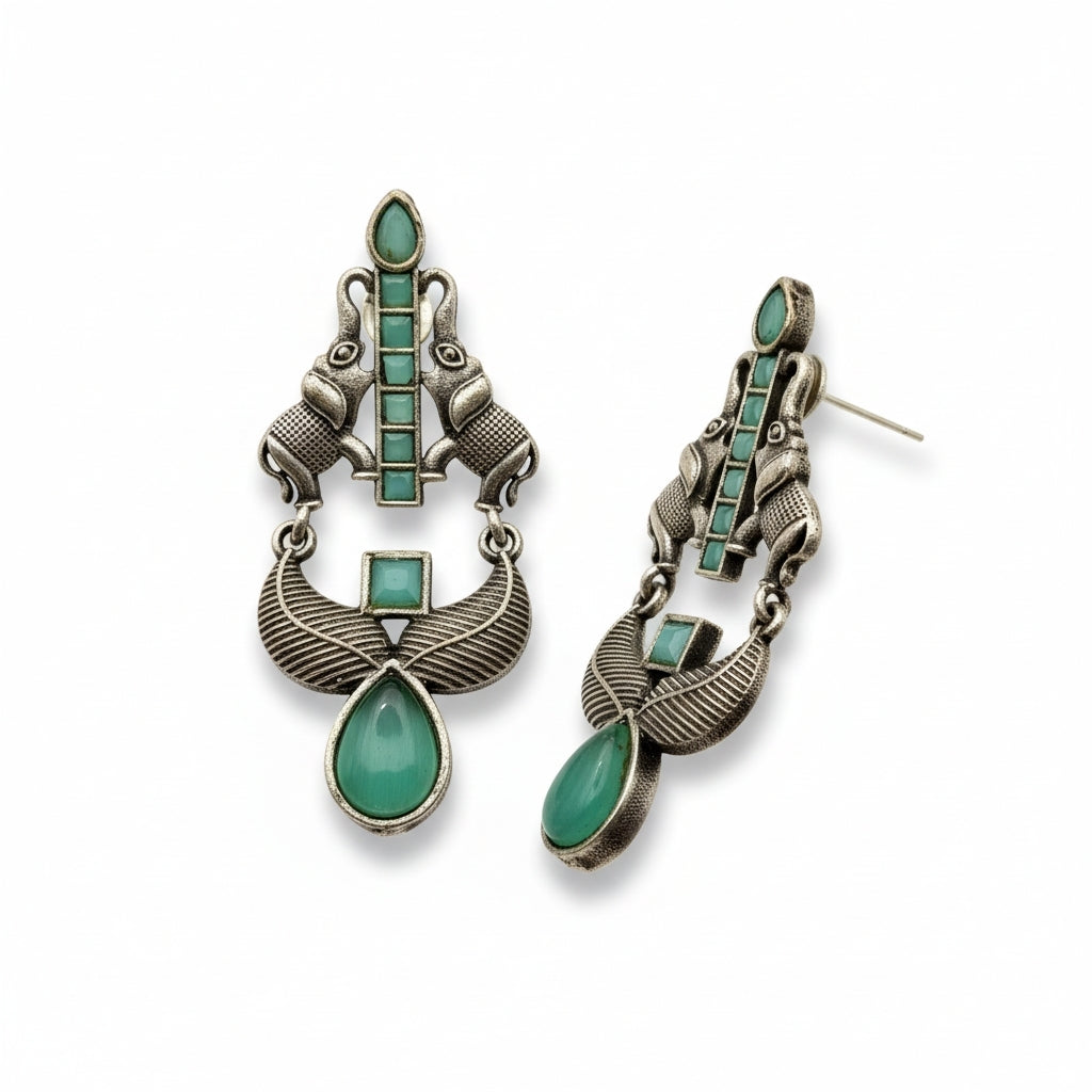 Twin Elephant - Aqua