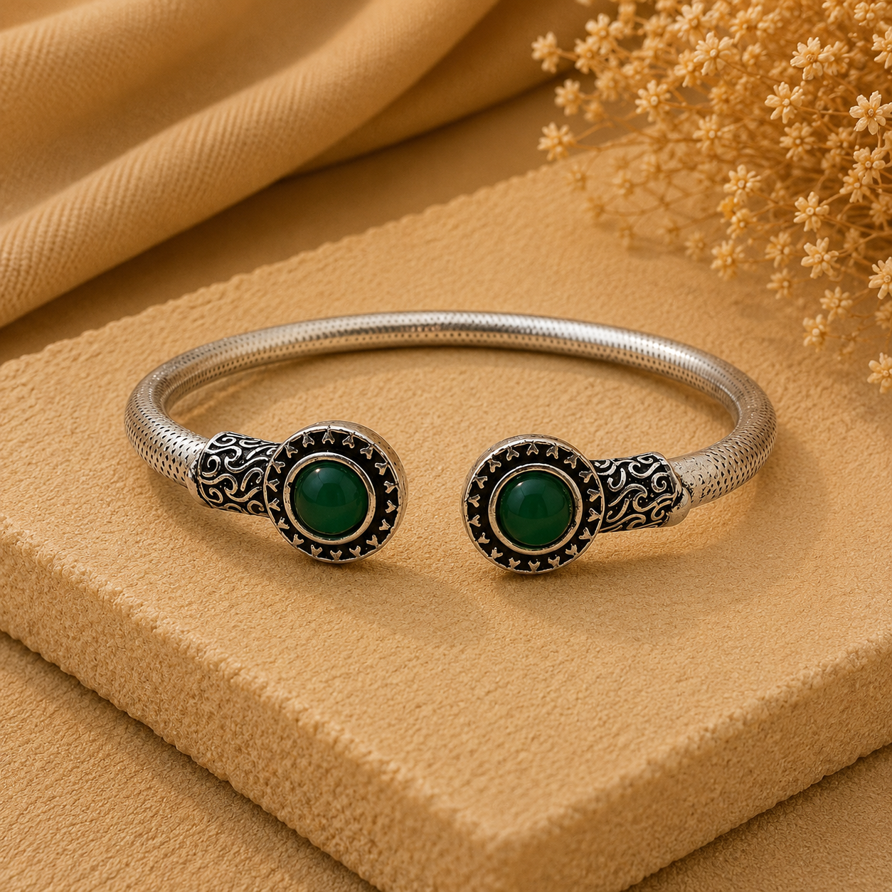 The Empress Cuff - Green